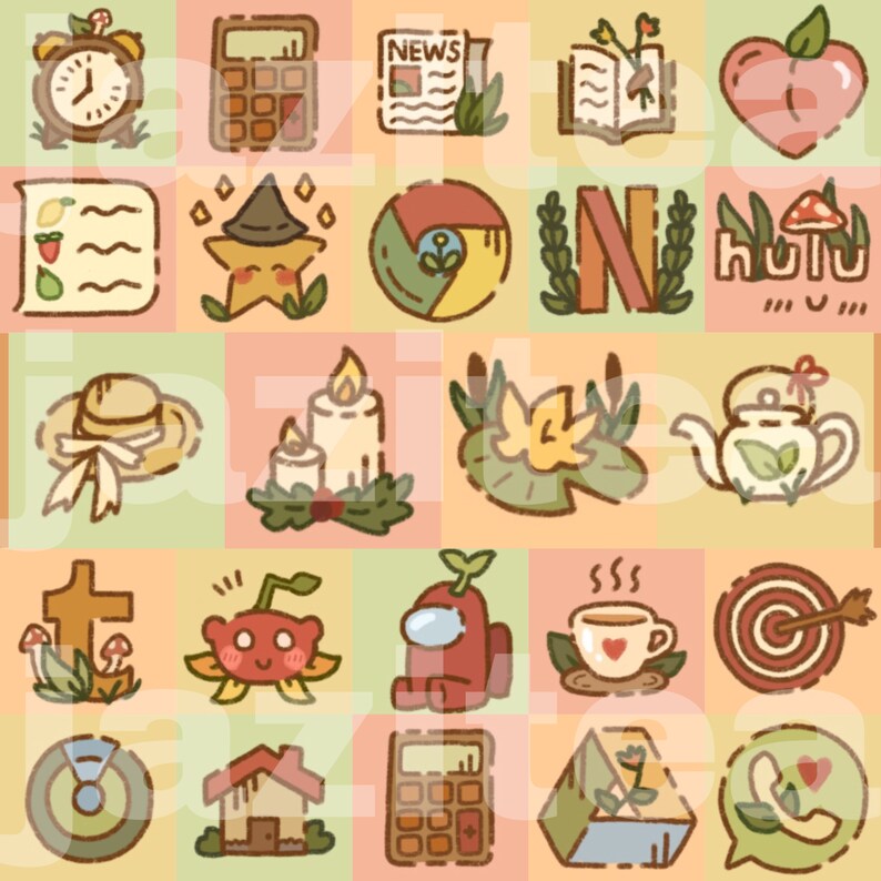 EXPANSION Cottagecore / Fall Aesthetic iPhone iOS 14 App