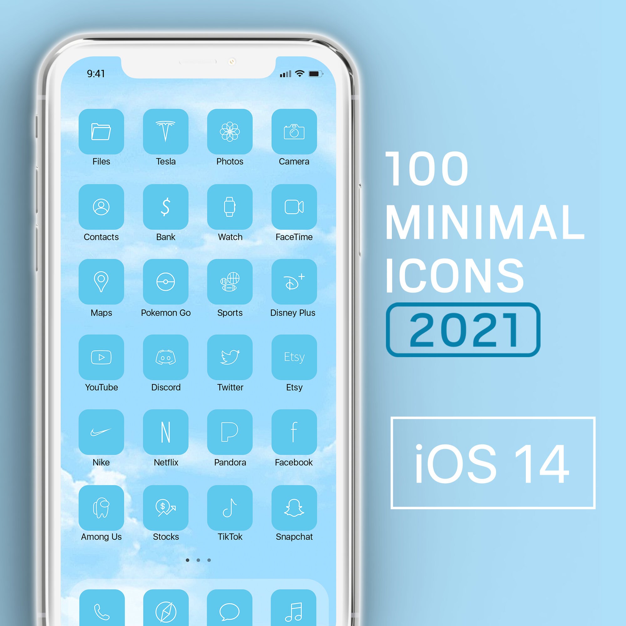 Sky Blue App Icon Pack Minimalist Blue Aesthetic Palette Etsy Sky Blue App Icon Pack Minimalist Blue Aesthetic Palette Etsy