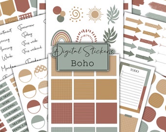 200+ Digital Sticker | Goodnotes sticker | Planner | iPad Stickers | PNG sticky note | precropped | notability | organizer
