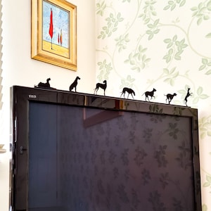 Great Dane Art (7 pce set) | Silhouette Artwork made from Recycled Plastic |  | Adopt a Pet | New Puppy Gift