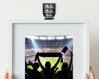 England Three Lions Crest  | Silhouette Artwork made from Recycled Plastic