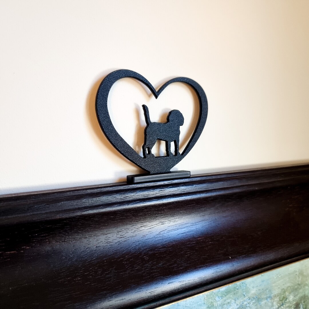Beagle Art (shadowheart) - Silhouette Artwork Made From High Quality ...