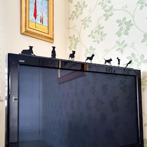 Staffordshire Bull Terrier (7 pce standard set) |  Pet Silhouette Artwork made from Recycled Plastic | Dog Lover Gift
