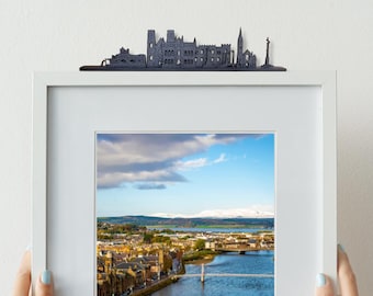 Inverness Skyline Silhouette – Recycled Plastic Ledge Décor