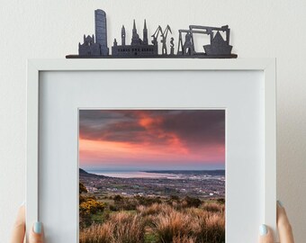 Belfast Skyline Silhouette - Recycled Plastic Ornament