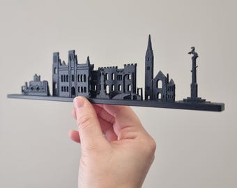 Inverness Skyline Ornament – Engraved Recycled Plastic Décor