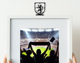 Scotland Lion Rampant Crest  | Silhouette Artwork made from Recycled Plastic