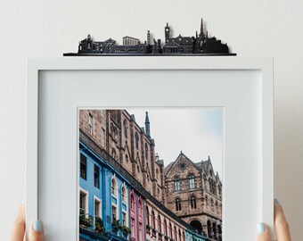 Edinburgh Skyline Silhouette - Recycled Plastic Ornament