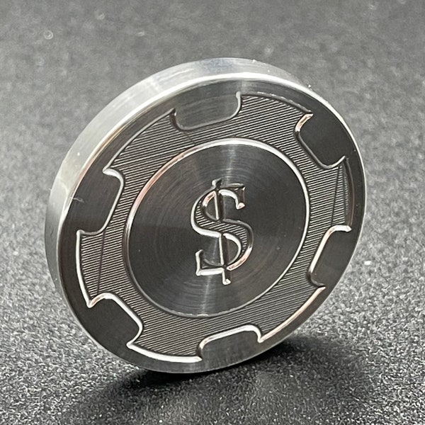 Custom Poker Chip Ball Marker Etsy