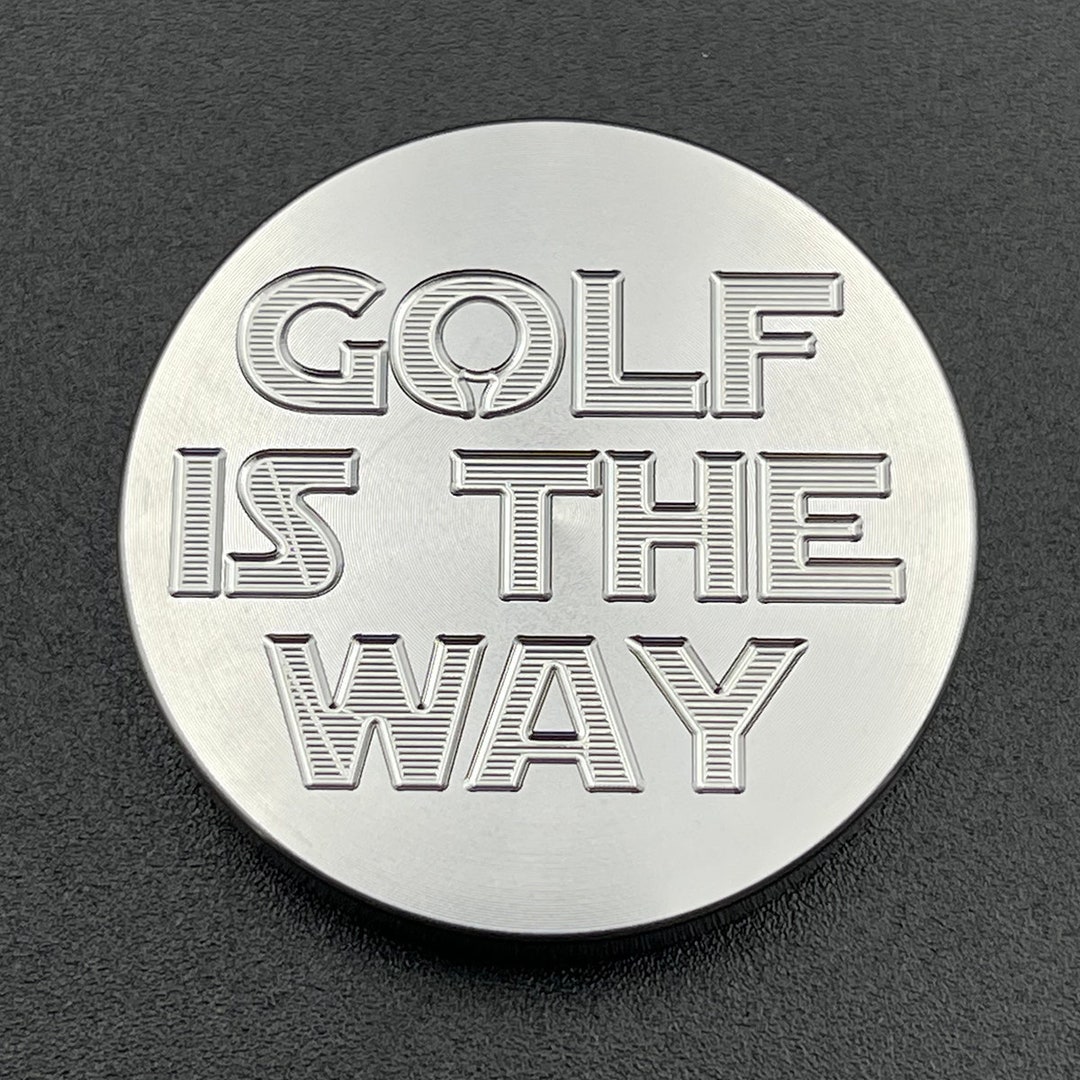 Golf Ball Marker Golf is the Way Stainless Steel Etsy