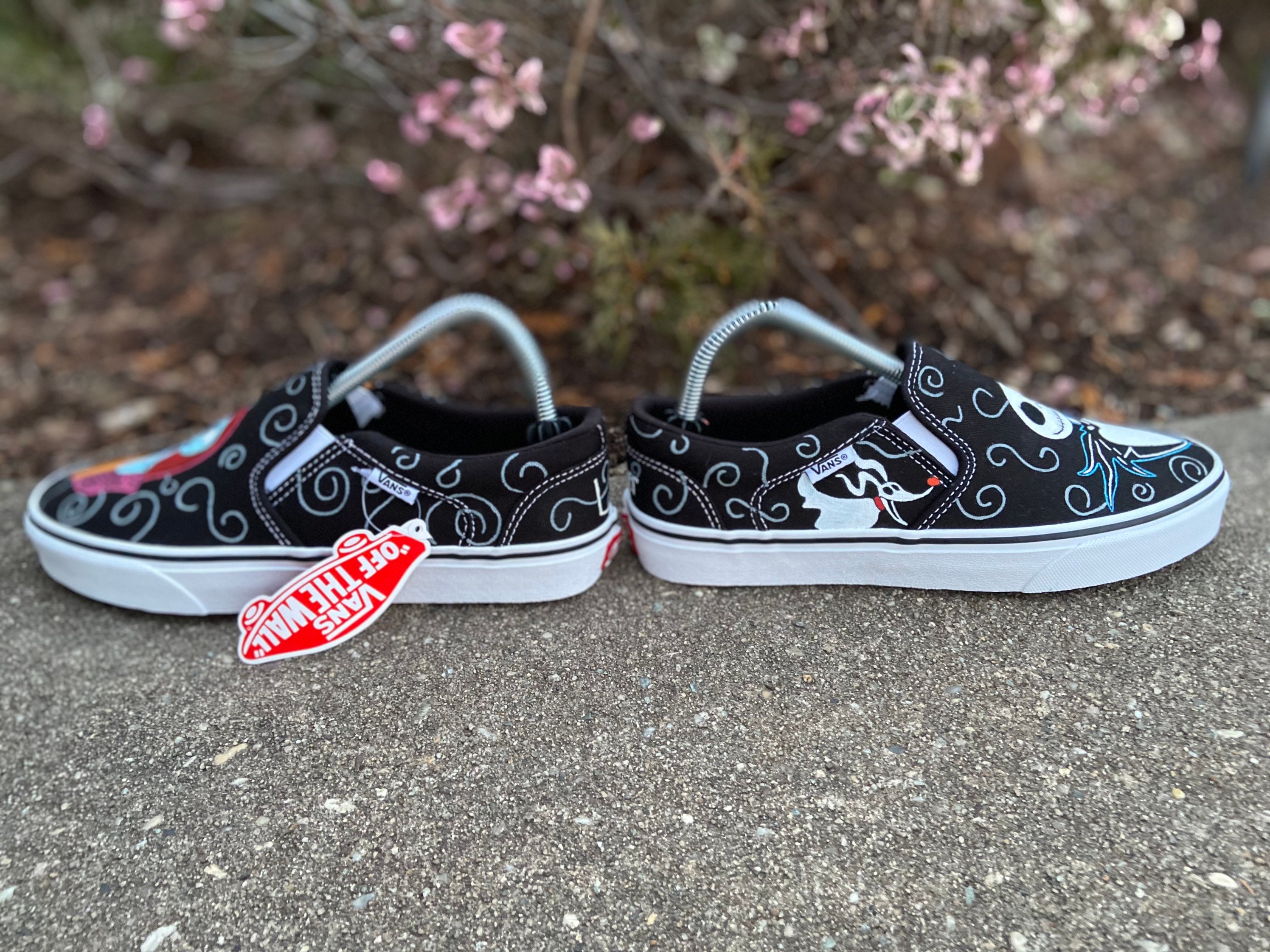 Nightmare Before Christmas Vans - Etsy