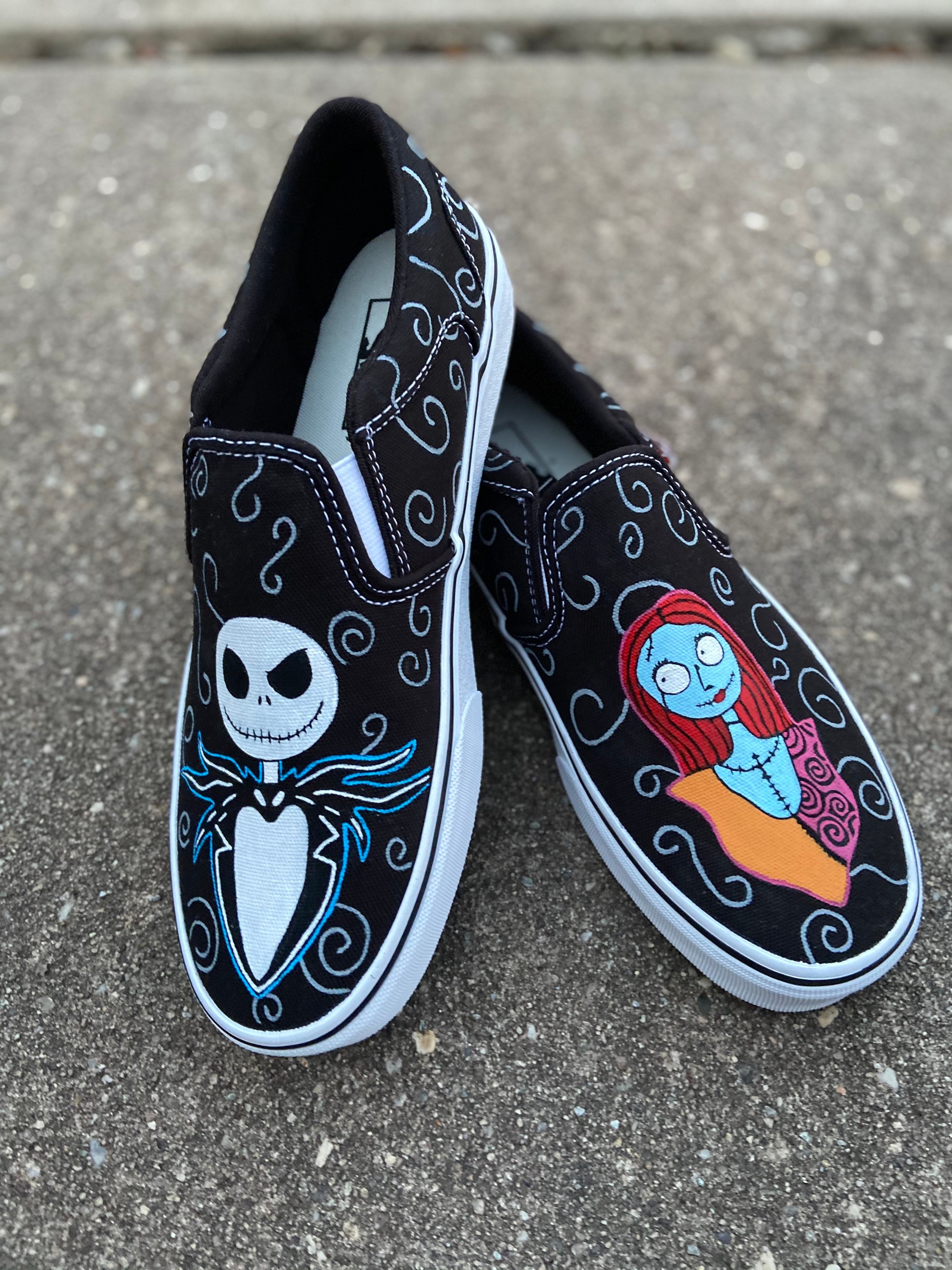 Nightmare Before Christmas Vans - Etsy display picture 2