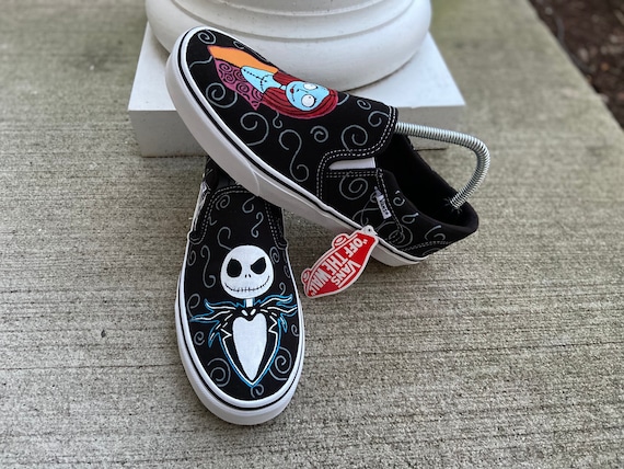 Nightmare Before Christmas Vans - Etsy