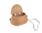 Bicycle Basket Children Backpack Bike Tricycle Scooter Supplies Handmade Rattan Weaving Wicker Basket Kids Bikes quot