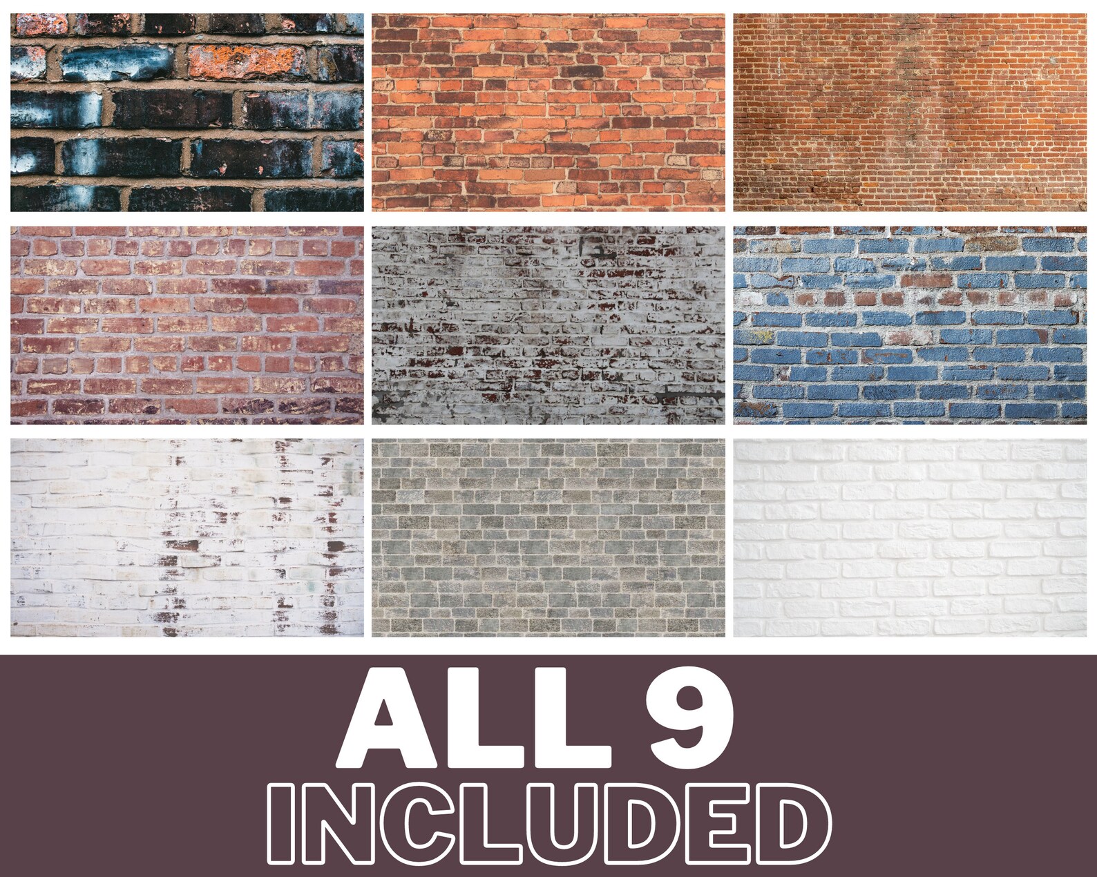 Zoom Background Download - Brick Zoom Background - Virtual Backdrop ...