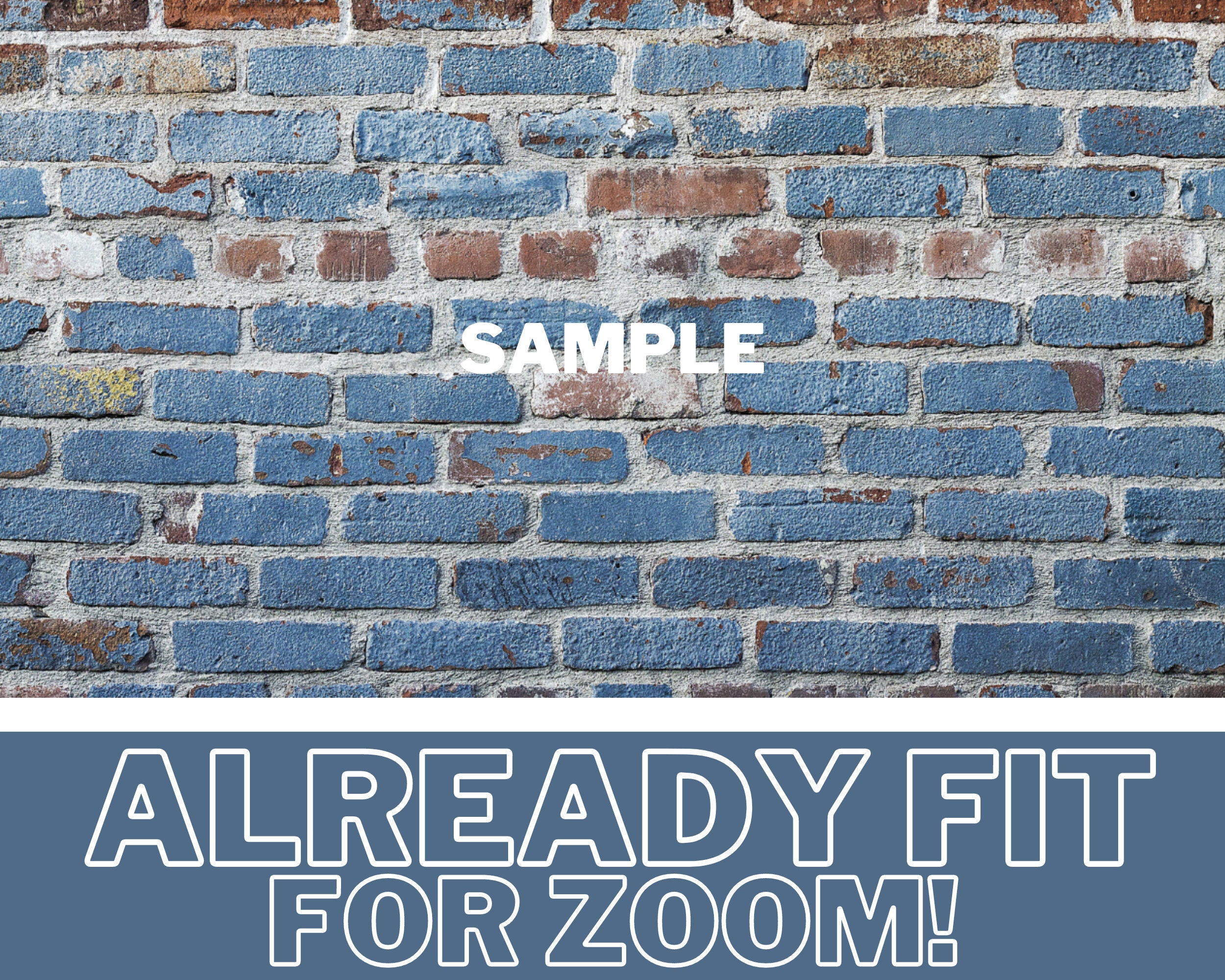 Zoom Background Download - Brick Zoom Background - Virtual Backdrop ...