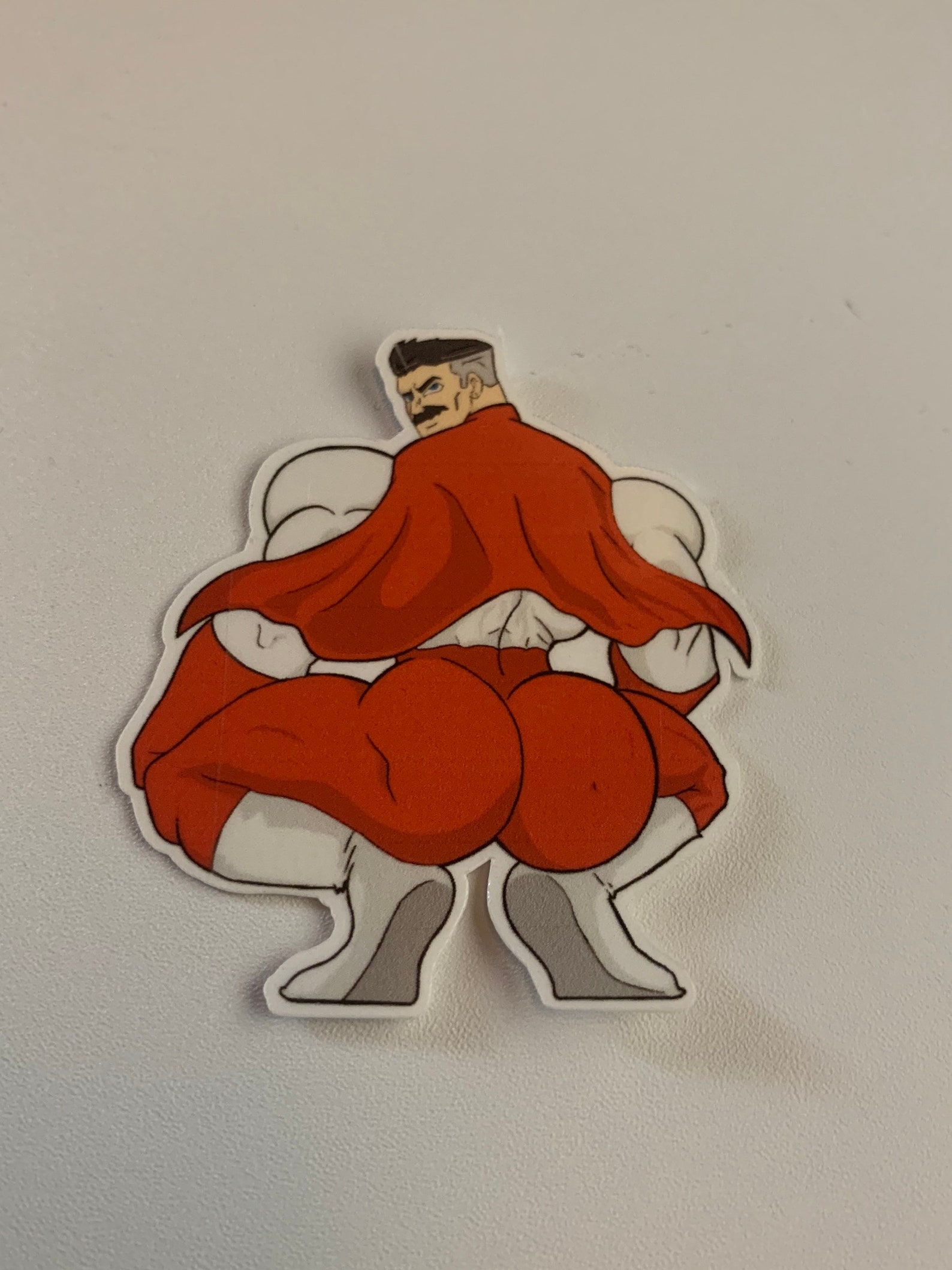 THICC Omni man Sticker Meme Vinyl Stickers Invincible Show Etsy Australia