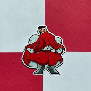 THICC Omni man Sticker Meme Vinyl Stickers Invincible Show Etsy
