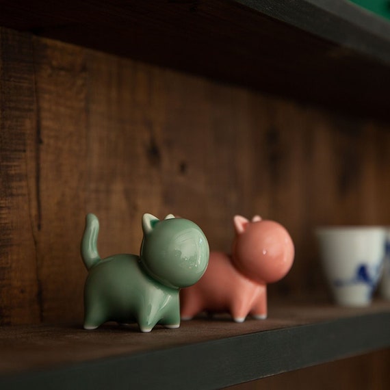 Comptine Lovely Cat Tea Pet Tea Animal Accessories Home Decor Etsy