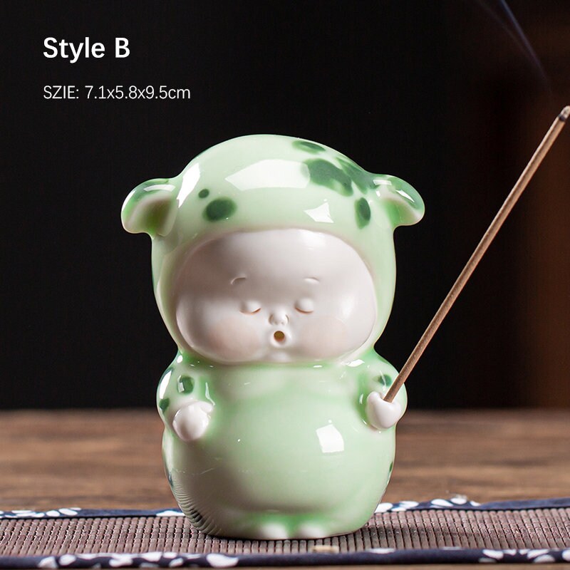 Comptine Lovely Kids Ceramic Incense Burner Creative Incense Etsy