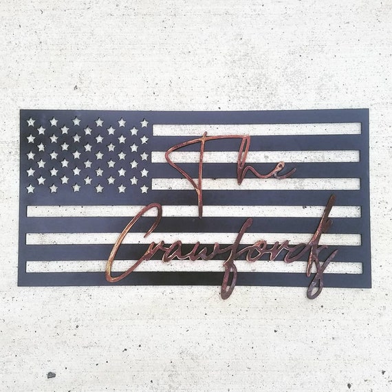 Personalized Sign Personalized Flag Flag American Flag Etsy