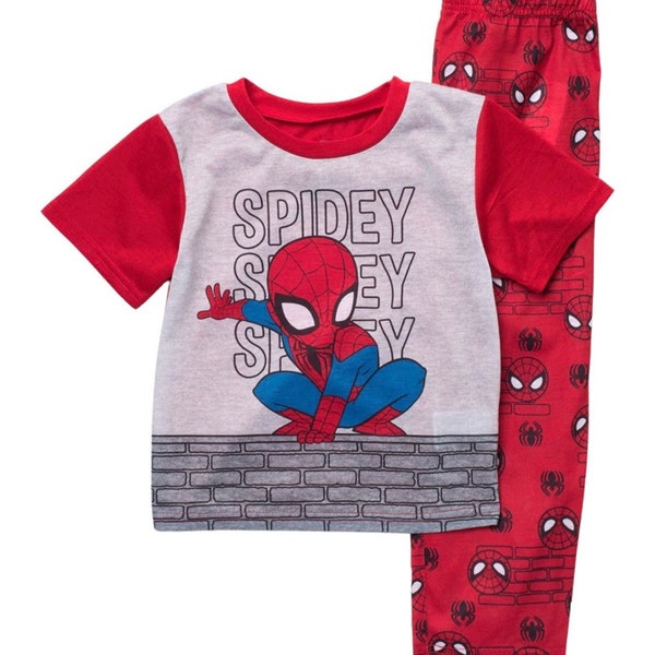 Toddler Boys Spider-Man Pajama 2-Piece Set