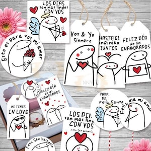 Printable kit Valentine's Day Valentine's Day labels Florks