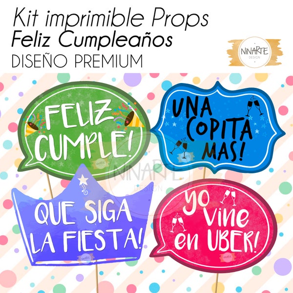 Happy Birthday Photo Props - Etsy