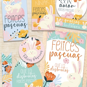Kit stampabile etichette colorate coniglio buona pasqua