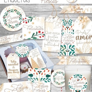 Frohe Feiertage Neujahr Druckbares Kit