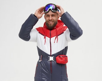 Herren Winter Overall Ski Anzug für Männer Ski Geschenke für Männer Geschenk für Snowboarder