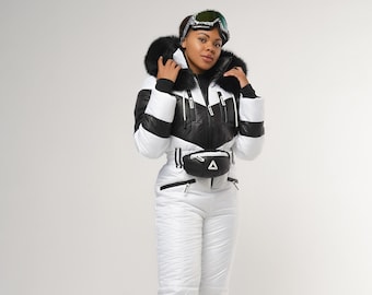 One piece ski suit Womens snowsuit Ski suit for women Gift for skier