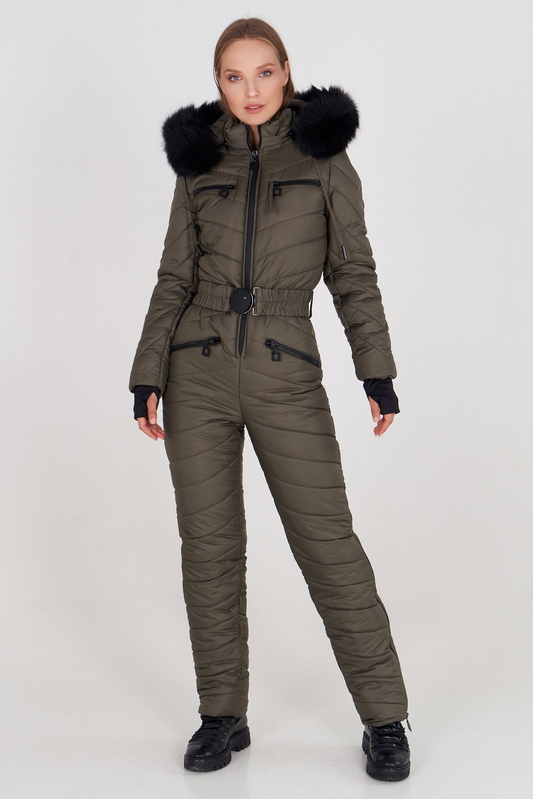 Warm Ski Suit for Women Ski Jumpsuit Womens Ski Suit One Piece Etsy