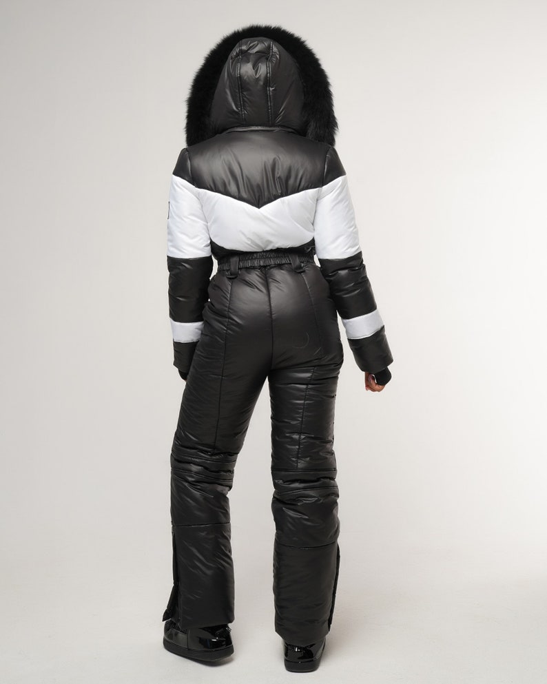 Black Ski Suit Jumpsuit for Women Womens Snowsuit Ski Suit for Etsy