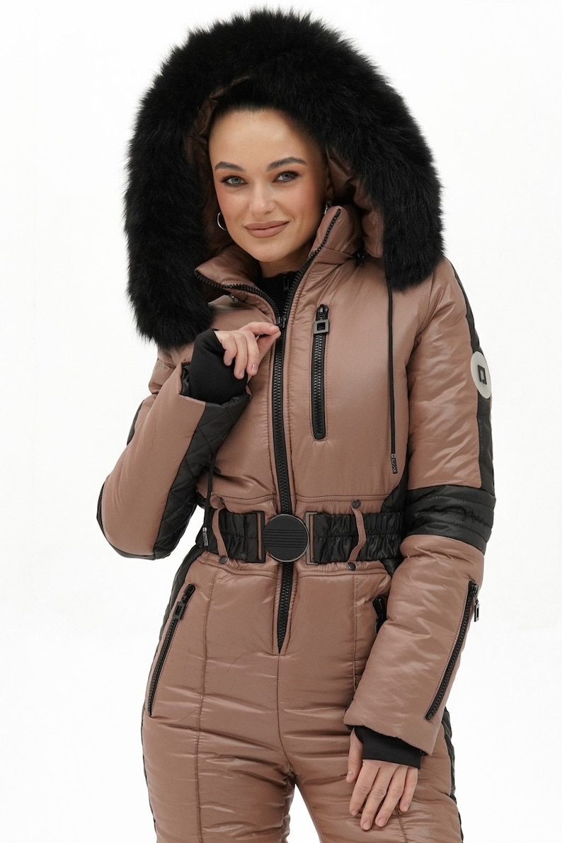 Ski Suit for Women One Piece Ski Suit Womens Snow Suit Winter Etsy