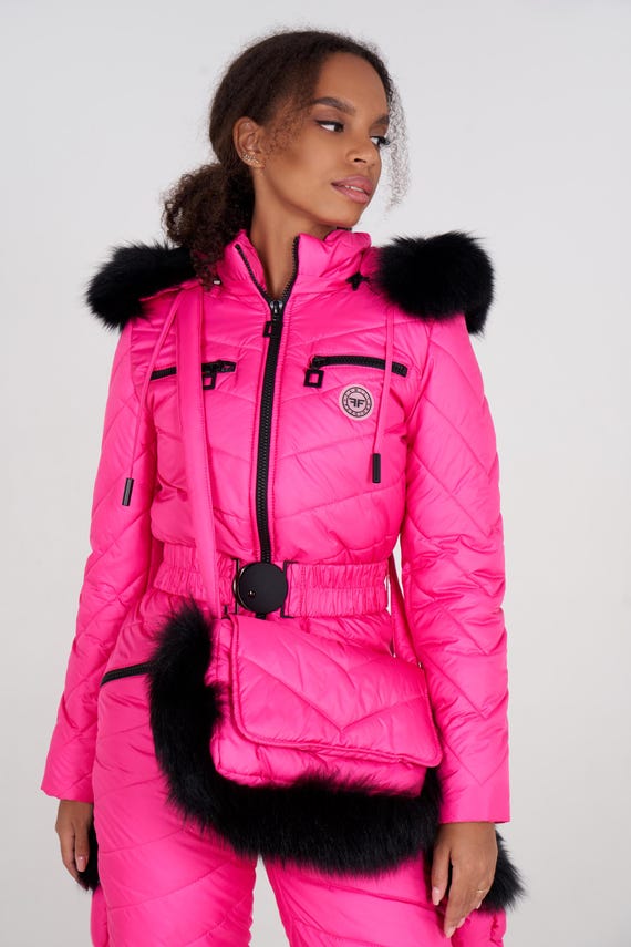スノージャケットlady's-S(matador)pink Kids' Waterproof Insulated Winter Ski Coat in Pink - Faux