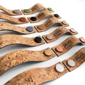 Handmade cork handle available in many colors, vegan cabinet handle, dresser handle, dresser handles, cupboard handle, drawer handle