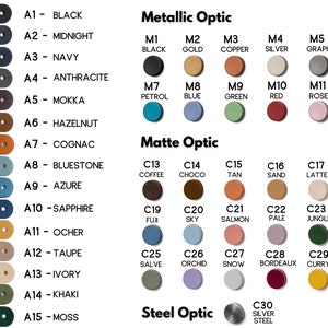 Poignée de meuble série Arc poignée en cuir fabriquée sur mesure en Allemagne / poignée d'armoire moderne 30 couleurs / poignées pour armoires de cuisine / qualité supérieure image 8