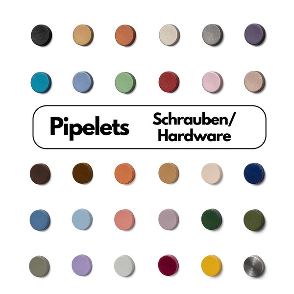 Pipelets Schrauben Hardware - Schraubenabdeckung für alle Serien