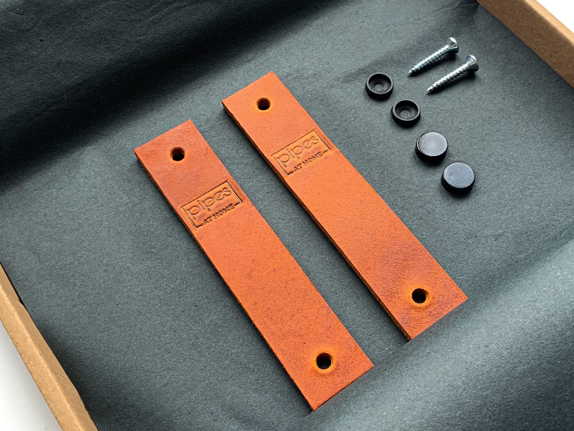 Ledergriffe aus Fettleder Kommodengriffe Schublade Griff | Etsy