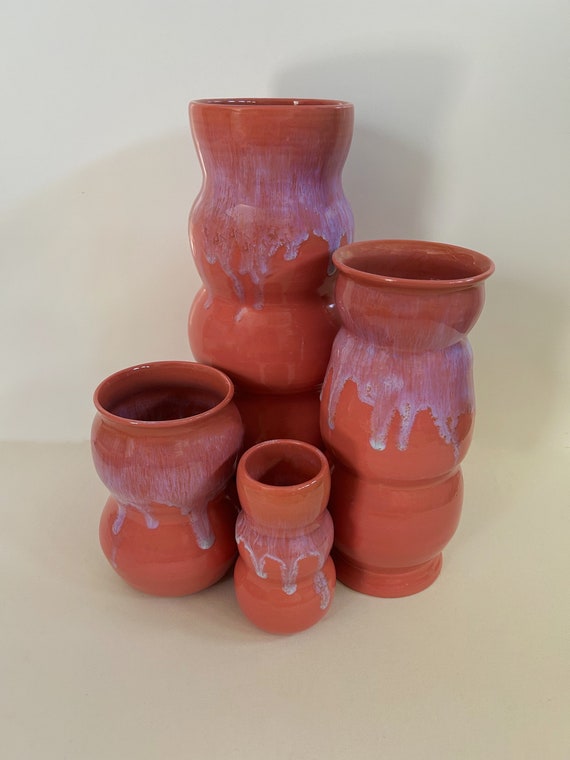 Strawberry Melt Vases
