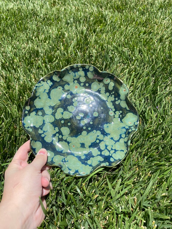 Spotted Frog Ceramic Tray