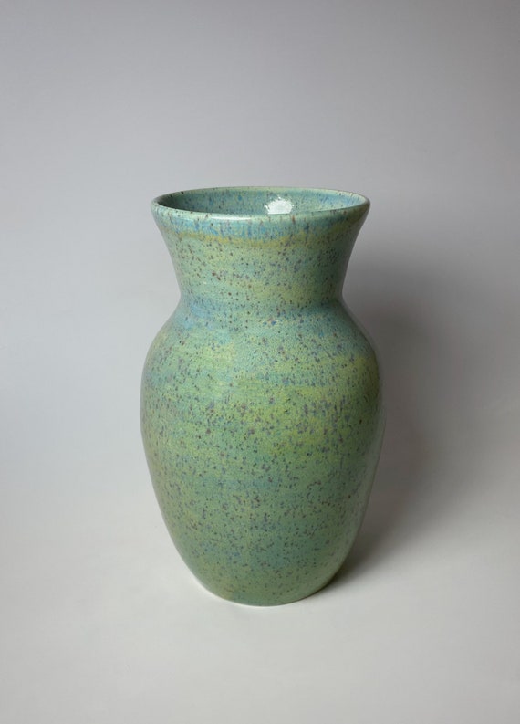 Speckled Blue Vase