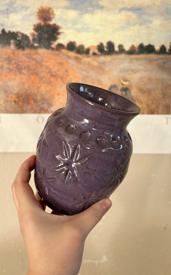 Purple Stars Vase