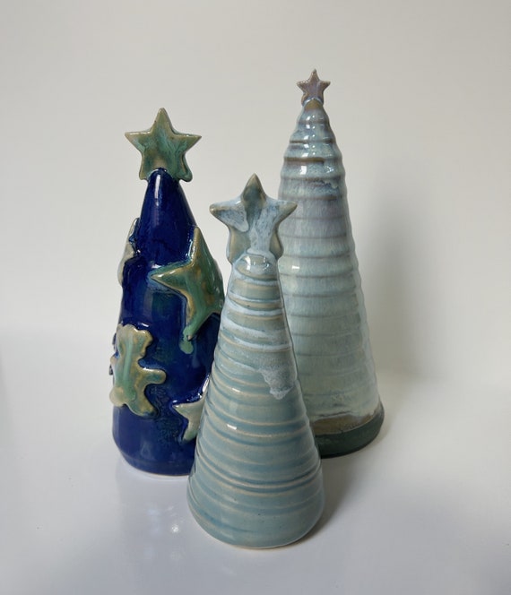 Ceramic Christmas Trees (3)