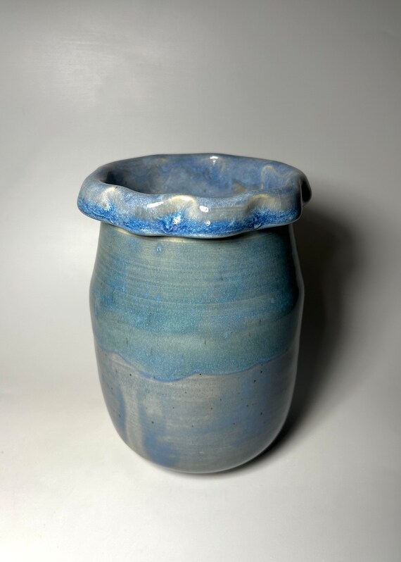 Ruffled Rim Vase