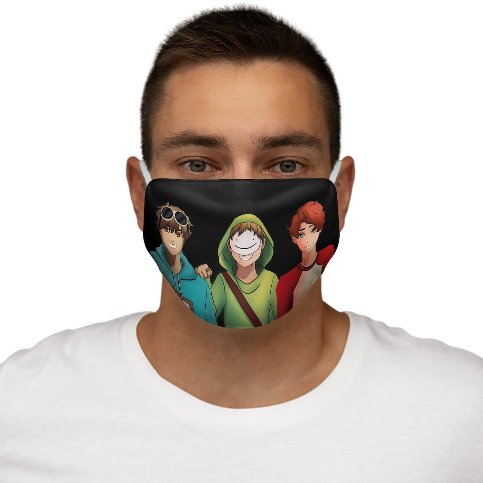 Dream smp mask Dream smp face mask mcyt mask dsmp mask Etsy