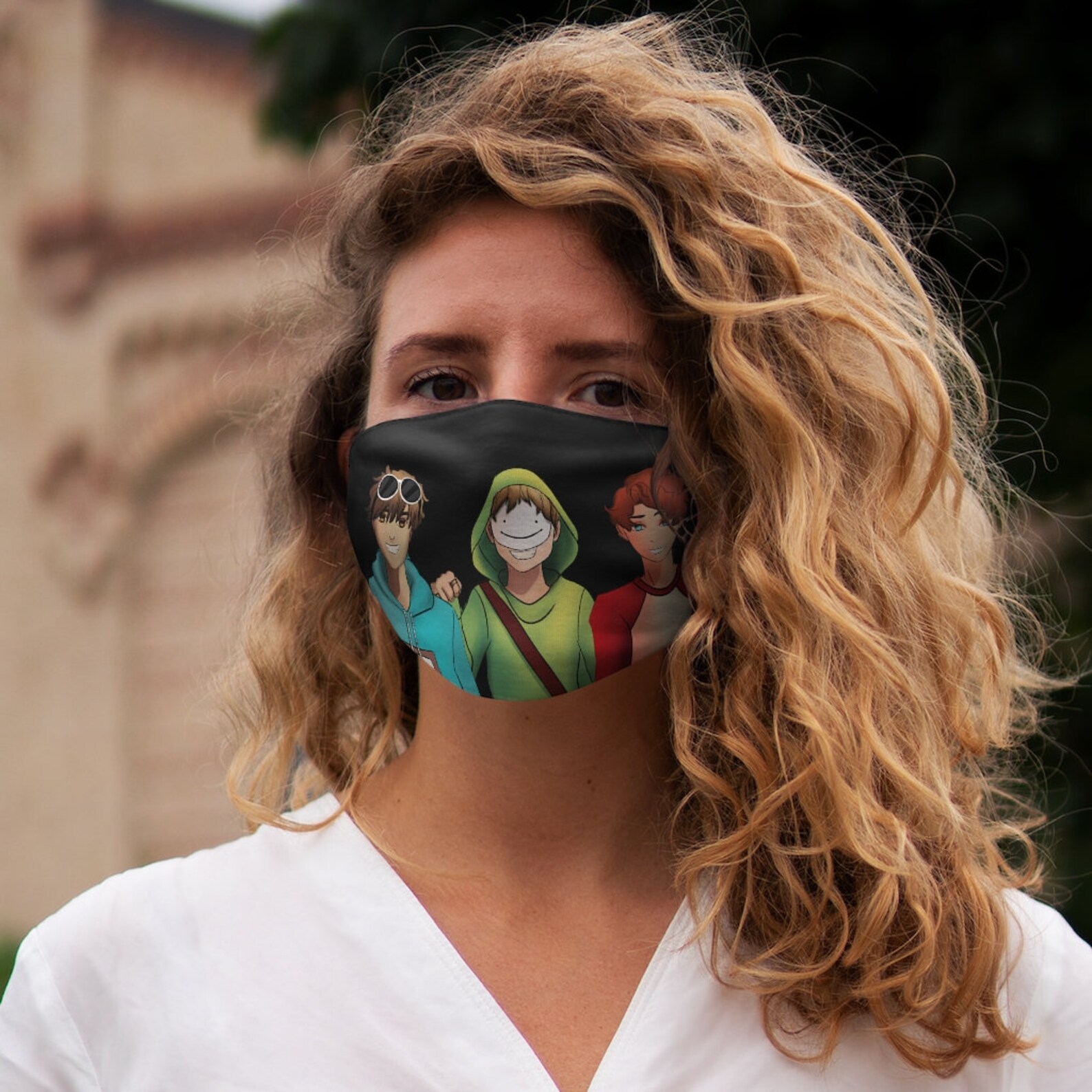 Dream smp mask Dream smp face mask mcyt mask dsmp mask Etsy