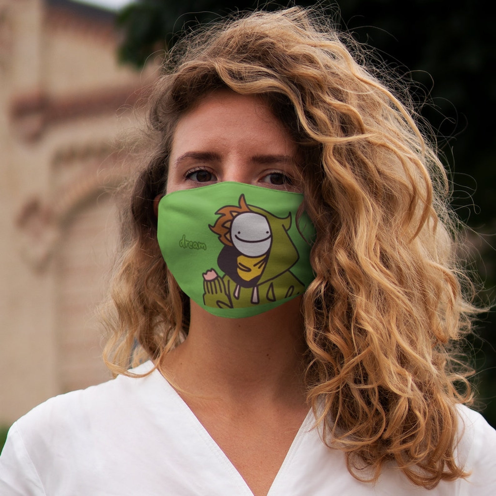 Dream smile mask dream smp mask mcyt mask minecraft mask