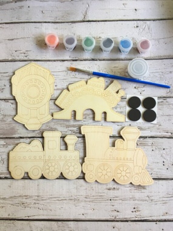 DIY Train Painting Kit/ Paint your own Etsy